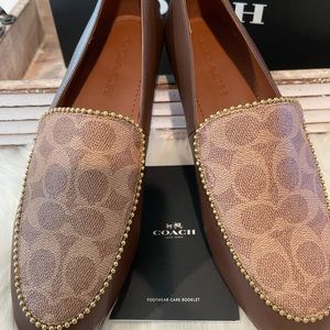 Women’s brawn Harper bead chain signature print